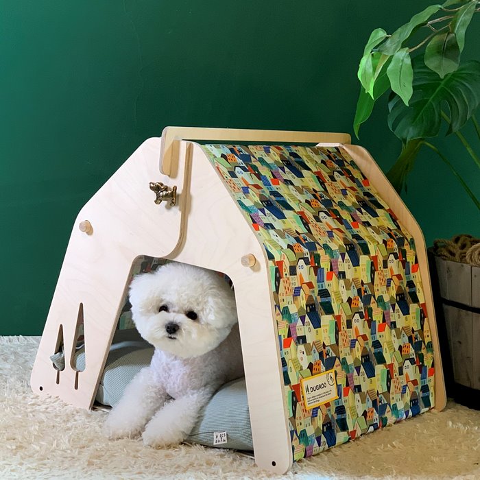 [오리지널 디자인]강아지집 고양이집 [다락-빌리지] 칠판분필선물